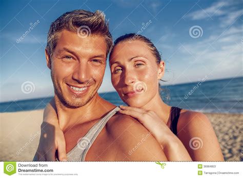 beach life stock image image of adult ocean lovers 36984853
