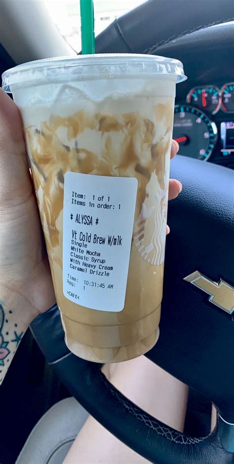 Your cup will be topped off with a layer of cold foam that makes the experience of drinking this beverage quite unique. #starbucks #icedcoffee #coldbrew #coffee | Starbucks ...