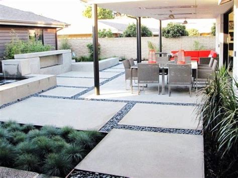 60 Concrete Patio Ideas Unique Backyard Retreats
