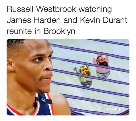 Nba Memes James Harden And Kevin Durant Left Westbrook