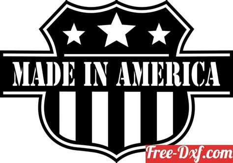 Download Made In America Sign 4nll7 High Quality Free Dxf Files