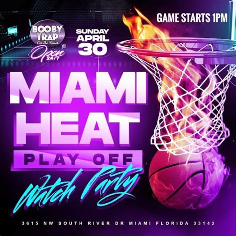 Miami Heat Play Off Watch Party