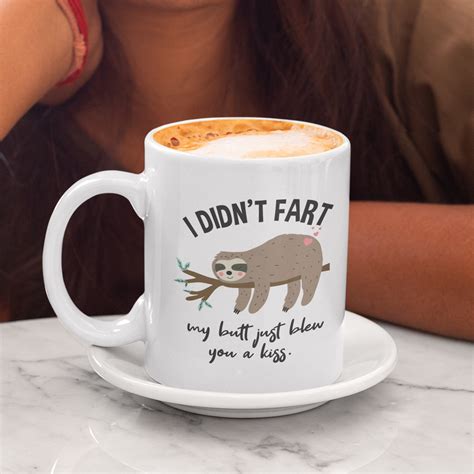 Funny Sloth Mug Sloth Coffee Mug Funny Gift For Sloth Lover Etsy