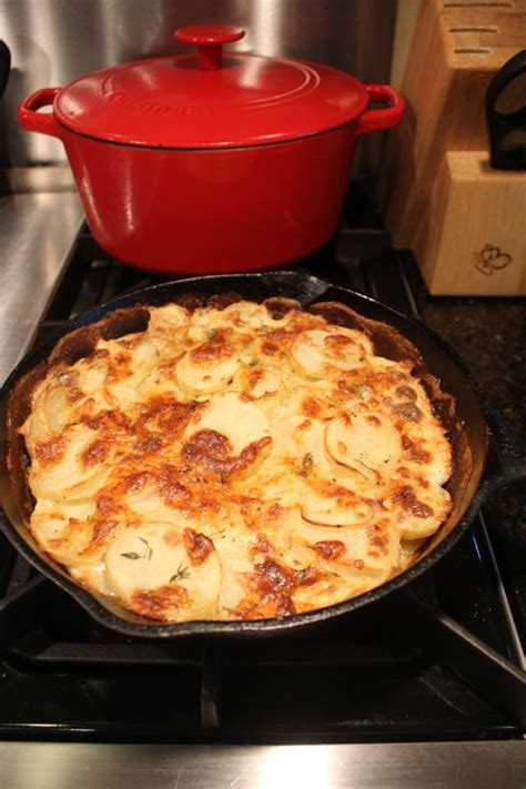 Very easy to prepare and easy to turn into scalloped potatoes au add 6 slices of cooked and crumbled bacon to the top of the scalloped potato recipe. Ina Garten Scalloped Potatoes Recipe / scalloped potatoes ...