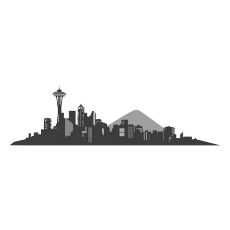 Seattle Skyline Silhouette Png 10 Free Cliparts Download Images On