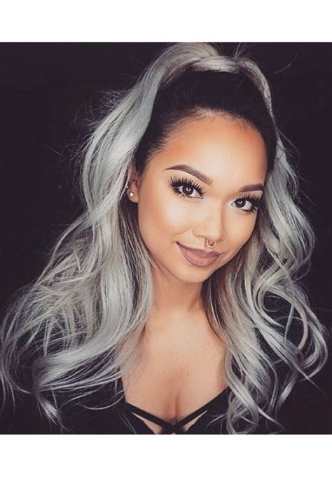 If coloring your hair now involves covering up greys, then these hair coloring tips are for you! Grey Hair Looks And An Easy Tutorial That Will Have You ...