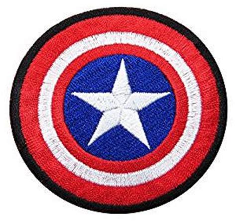 Captain America Patch Iron On 3 Etsy