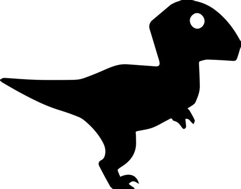 Velociraptor Dinosaur Silhouette Free Vector Graphic On Pixabay