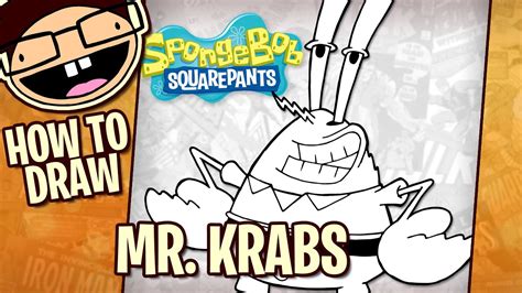 How To Draw Mr Krabs Spongebob Squarepants Narrated Step By Step