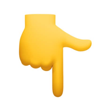 Emoji Dedo Indicador Apontando Para Baixo Emojis Para Copiar