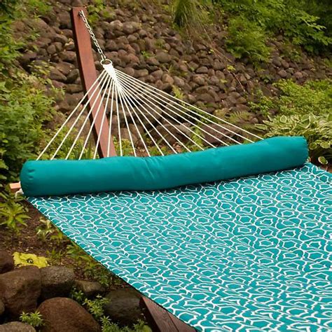Algoma 12 Foot Wood Arc Frame With Quilted Hammock And Pillow Academy