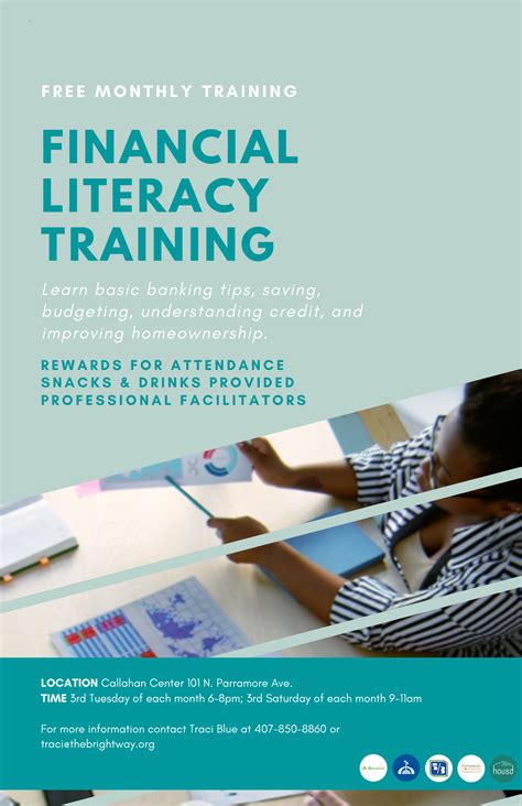 Free Monthly Financial Literacy Training Parramore Education