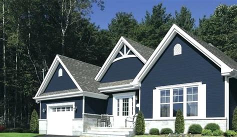 Image Result For Navy Blue House With White Shutters House Exterior