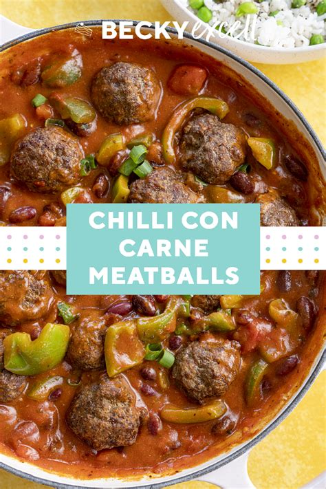 Chilli Con Carne Meatballs Recipe