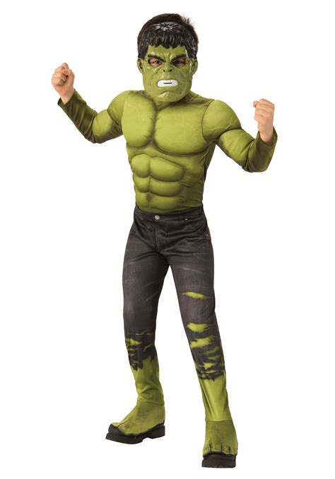 Deluxe Avengers Endgame Boys Incredible Hulk Costume 9698 Picclick