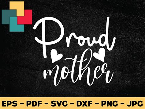 Proud Mother Svg Design Graphic By Creativeprosvg · Creative Fabrica