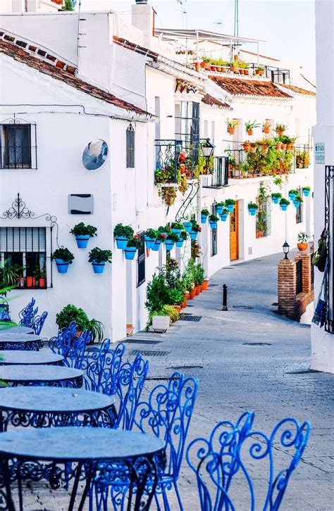 Mijas Street Charming White Village In Andalusia Costa Del Sol