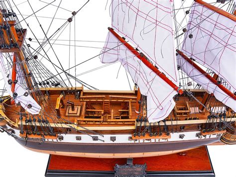 Uss Constellation Frigate Wooden Tall Ship Model Fully Assembled