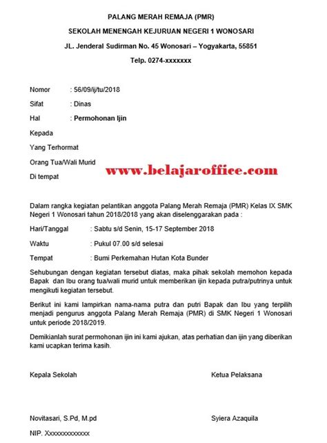 • tempat dan tanggal pada pembuatan surat • tuliskan nama dan gelar kepada siapa surat tersebut ditujukan • salam pembuka, umumnya diawali dengan hormat • pembuka, berisikan pembukaan atau sapaan. Contoh Surat Izin Sakit Sesuai Eyd - Edukasi.Lif.co.id