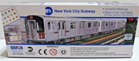 Rt8555 Subway Car Nyc New York City Mta Diecast Around 187 Scale Ebay
