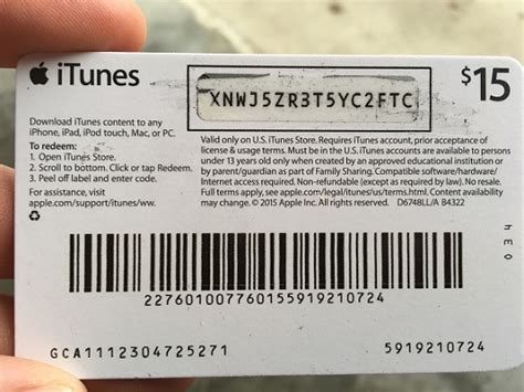 Even though itunes is a service offered through apple, itunes gift cards are used for different things. Buy iTunes Gift Card $15 USA = Photo of the back side!SALE and download