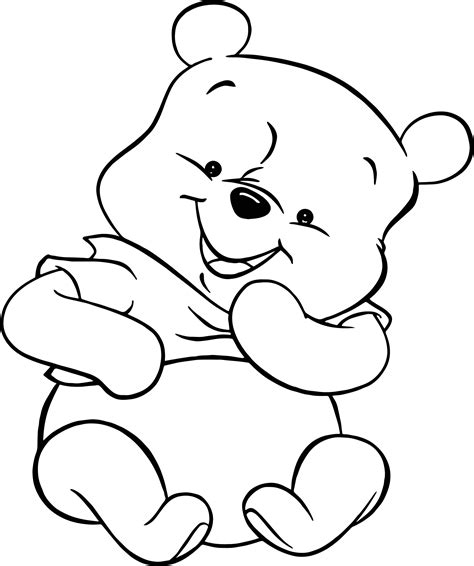 Cool Baby Pooh Toy T Coloring Pages Bear Coloring Pages Disney