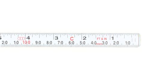 How To Read Mm On A Ruler Rok Hardware Measuring Plastic Flexi 12
