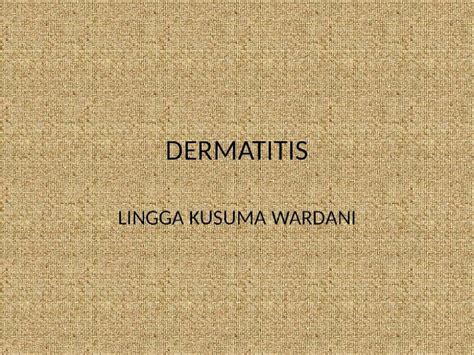 Pptx Presentasi Dermatitis Atopik Ekzema Dokumen Tips