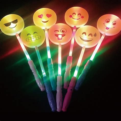 Glowing Stick Christmas Party Glow Sticks Shaking Up Making The Lively