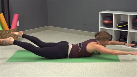 Superman Exercise To Strengthen Lower Back And Core Ghu Tv