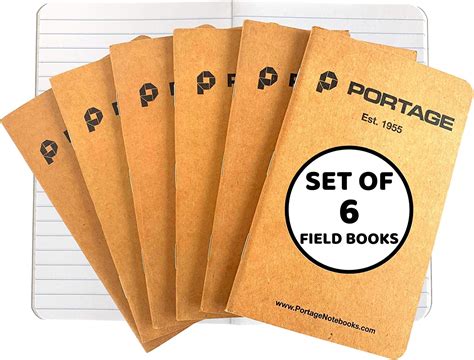 Portage Kraft Cover Memo Sized Pocket Notepad Side Bound Notebook