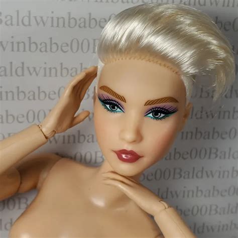 C54~nude Barbie Signature Looks Made To Move Andra 8 Blonde Fashion Doll 4 Ooak 28 97 Picclick