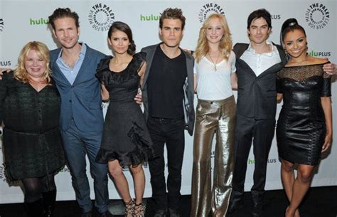 Julie Plec Executive Producer And The Cast He Vampire Diaries