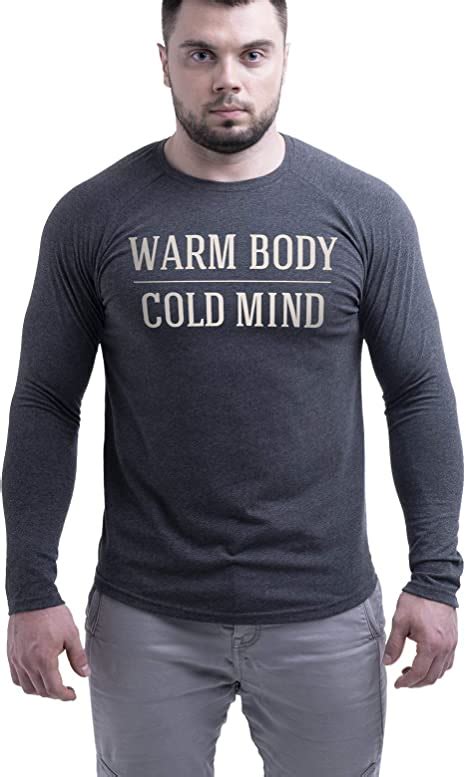 Warm Body Cold Mind Mens Long Sleeve V2 Classic