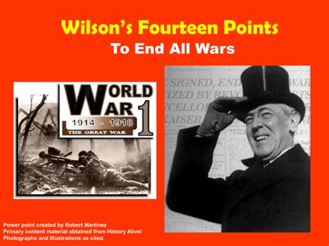 Wilson S Fourteen Points Ppt File