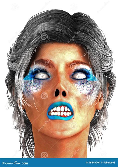 Zombie Without Mouth Royalty Free Stock Photo 43171131