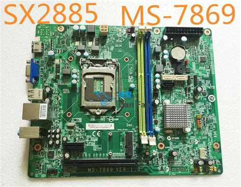 For Acer Tc 605 Tc 705 Sx2885 Desktop Motherboard Ms 7869 Dbsrrcn001