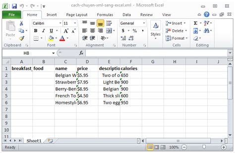 2 Cách Chuyển File XML Sang Excel Online Và Phần Mềm Office