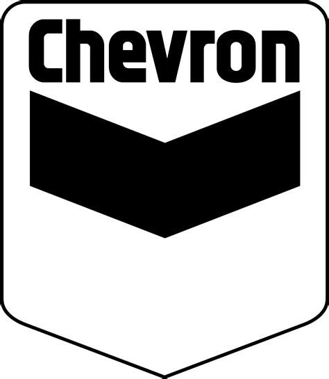 Download Hd Chevron Logo Black And White Chevron Logo Transparent Png