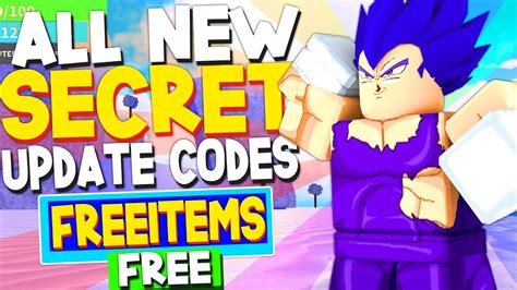 All New Secret Update Codes In Dragon Ball Rage Codes Roblox Dragon
