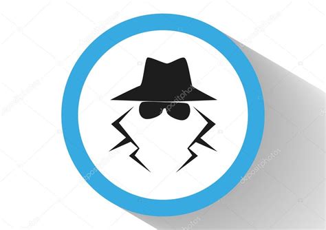 Anonymous Spy Agent Icon — Stock Vector © Lovart 66745907