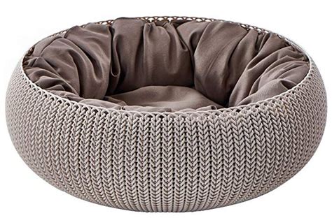Keter By Curver Knit Cozy Resin Plastic Pet Bed Cat Bed