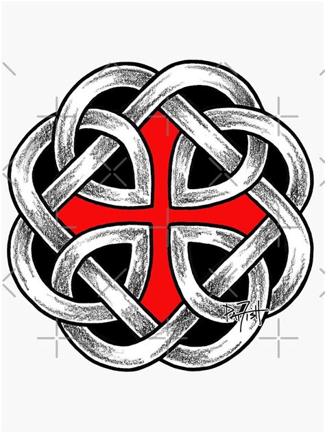 Father Knot Celtic Circle Sticker For Sale By Pat Fish Redbubble