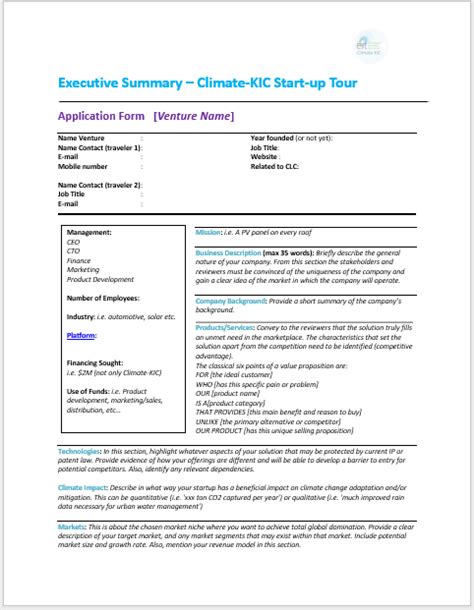 Summary Report Template Word Hq Printable Documents