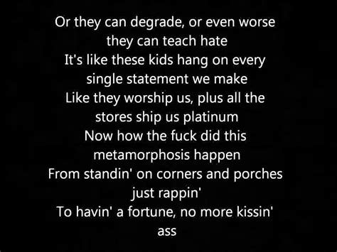 Eminem Sing For The Moment Lyrics Original Youtube