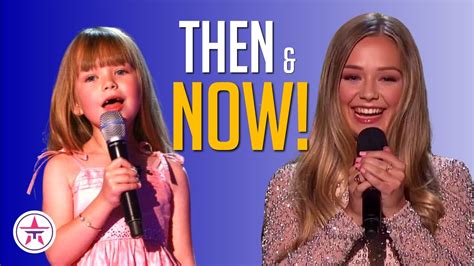 connie talbot then and now britain s got talent and agt champions auditions youtube