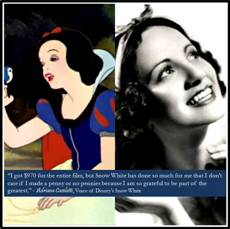 Adriana Caselotti Voice Of Snow White Disney Designs Disney
