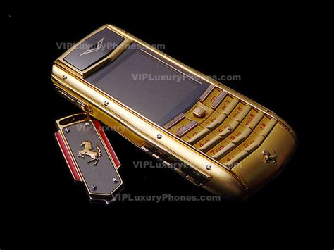 Vertu Ferrari Gold Cell Phone Vertu Ferrari Online
