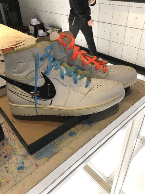Perks Of Living In Nyc My Custom Aj1s Kinda Inspired By The Offwhite