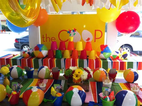 This big list of beach themed party food ideas is full of fun beach food for your next party. the COOP: SUMMER BEACH BALL PARTY...